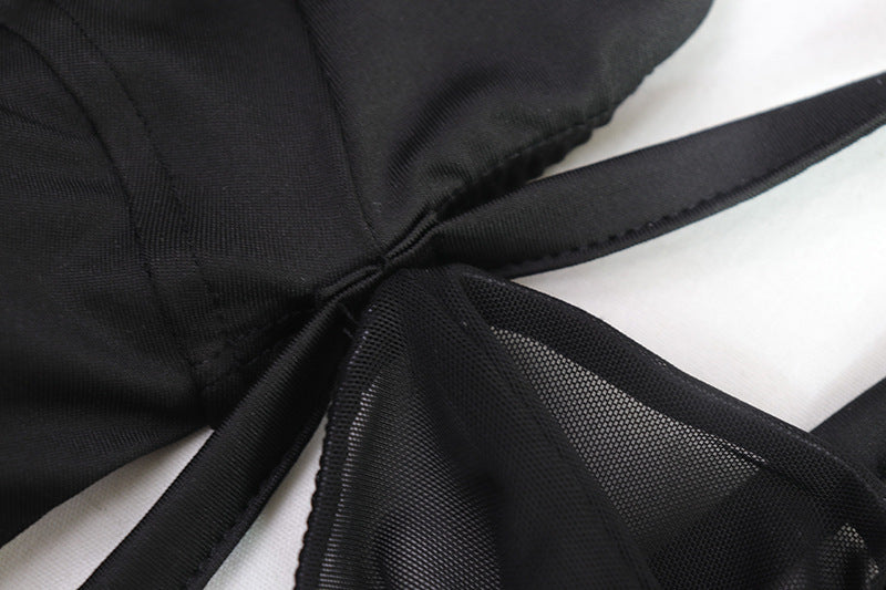 Sultry Black One-Shoulder Mesh Ruched Mini Dress - Your Fall & Holiday Party Statement