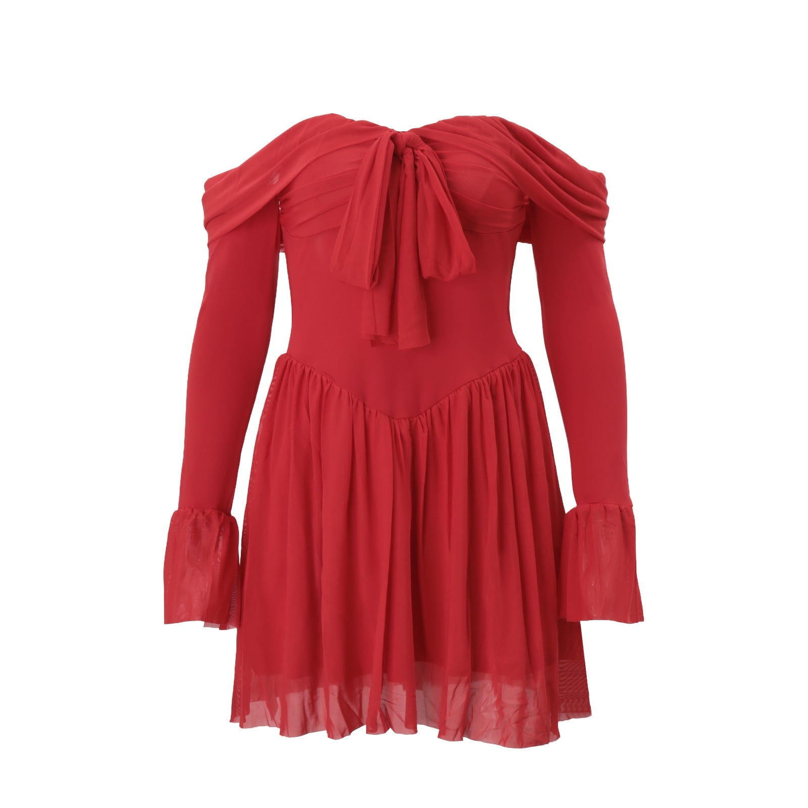 Bewitching Black & White Off-Shoulder Mini Dress | Fall Party & Halloween Ready Style