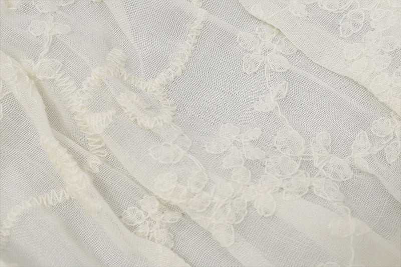 Enchanting Lace Halter Smocked Top - Romantic Boho Chic for Fall Layering & Escape