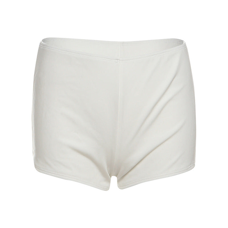 Butter-Soft White Low-Rise Lounge Shorts: Your Cozy Fall & Holiday Comfort Essential