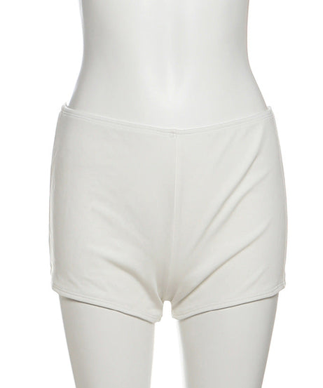 Butter-Soft White Low-Rise Lounge Shorts: Your Cozy Fall & Holiday Comfort Essential