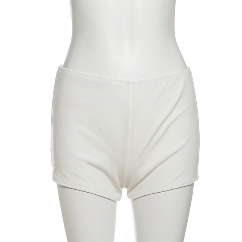 Butter-Soft White Low-Rise Lounge Shorts: Your Cozy Fall & Holiday Comfort Essential