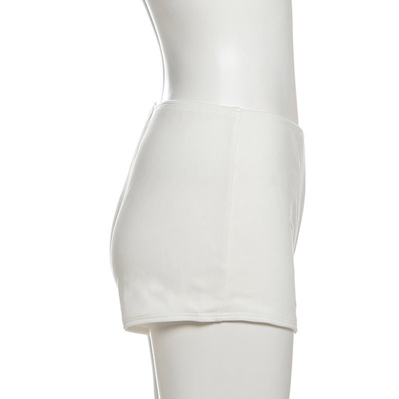 Butter-Soft White Low-Rise Lounge Shorts: Your Cozy Fall & Holiday Comfort Essential