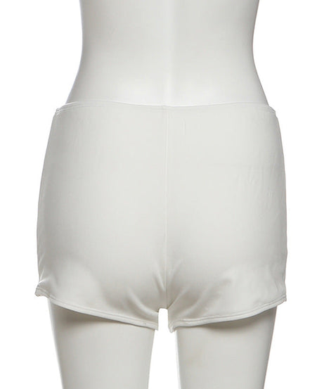 Butter-Soft White Low-Rise Lounge Shorts: Your Cozy Fall & Holiday Comfort Essential