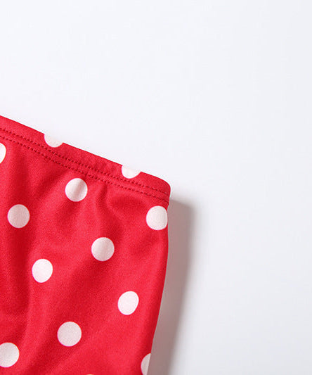Chic Red Polka Dot Maxi Skirt | Figure-Flattering Fall & Holiday Style