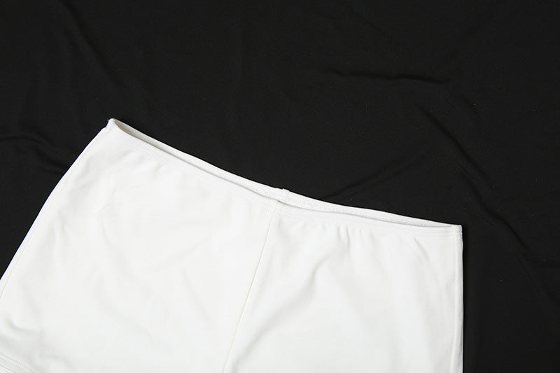 Butter-Soft White Low-Rise Lounge Shorts: Your Cozy Fall & Holiday Comfort Essential
