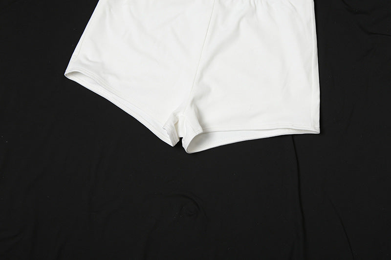 Butter-Soft White Low-Rise Lounge Shorts: Your Cozy Fall & Holiday Comfort Essential