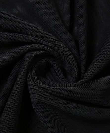 Sultry Black Strapless Ruched Mesh Maxi Dress | Curve-Hugging & Sheer for Fall Evenings