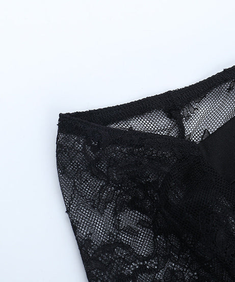 Seductive Black Lace Corset Top - Off-Shoulder Long Sleeve for Fall & Holiday Glamour