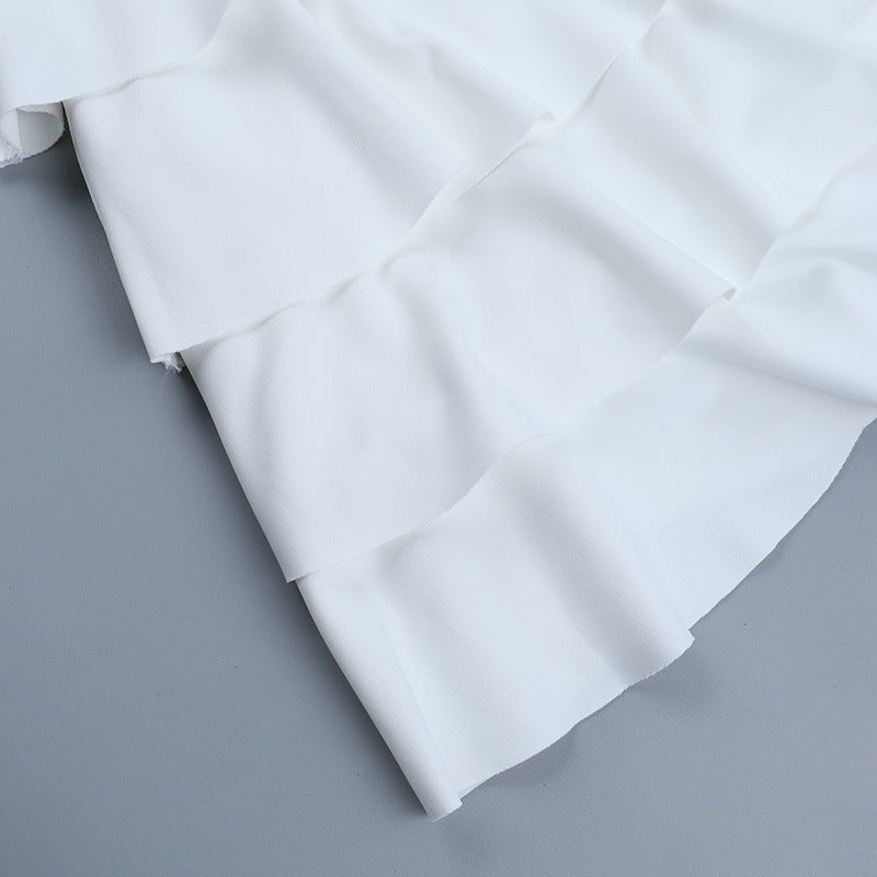 Effortless Fall Chic: Women's Long Sleeve Tiered Ruffle Mini Dress – Holiday Ready