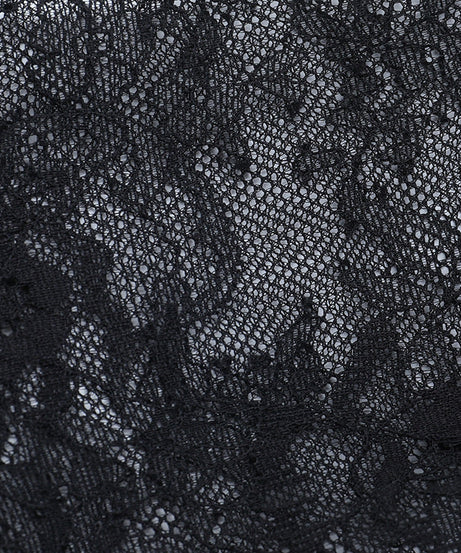 Seductive Black Lace Corset Top - Off-Shoulder Long Sleeve for Fall & Holiday Glamour