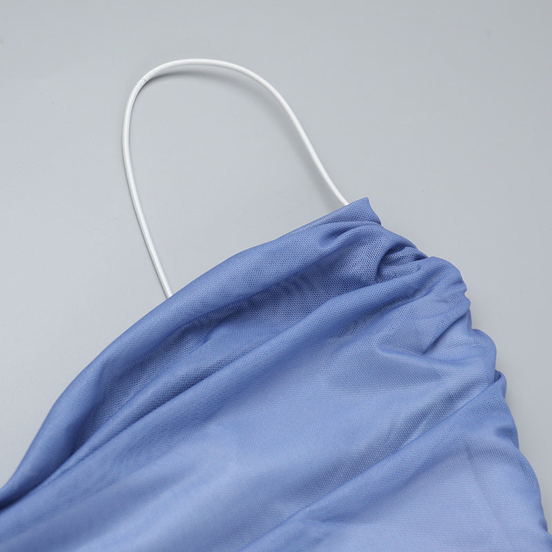 Celestial Cloud Ruched Maxi Dress - Effortless Chic for Fall Events & Holiday Getaways