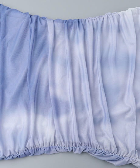 Celestial Cloud Ruched Maxi Dress - Effortless Chic for Fall Events & Holiday Getaways