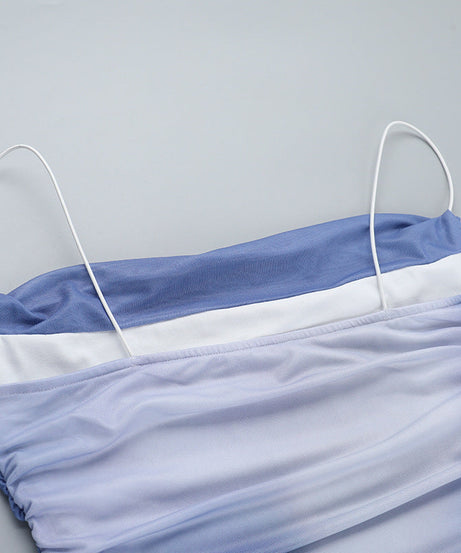 Celestial Cloud Ruched Maxi Dress - Effortless Chic for Fall Events & Holiday Getaways