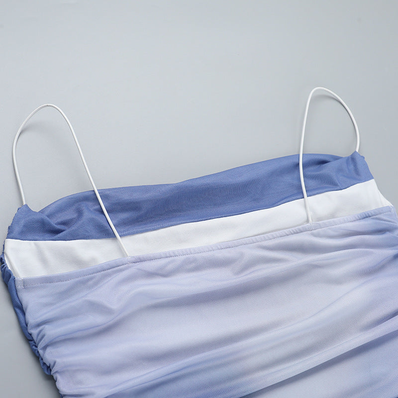 Celestial Cloud Ruched Maxi Dress - Effortless Chic for Fall Events & Holiday Getaways