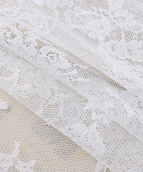 Whimsical White Lace Bell Sleeve Mini Dress | Your Fall & Holiday Party Essential