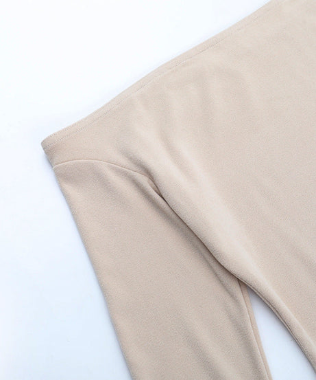 Autumn Nights Out: Chic Off-Shoulder Bell Sleeve Bodycon Mini Dress