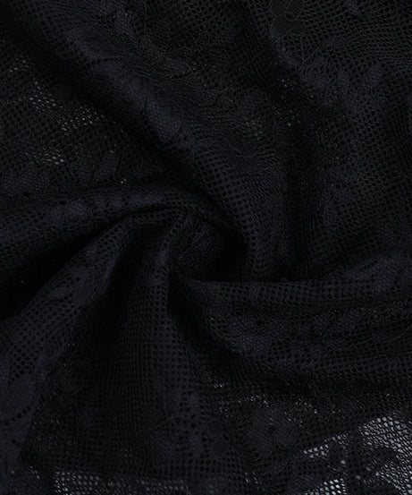 Enchanting Black Sheer Lace Sweetheart Top | Ruched Long Sleeve for Fall & Holiday Glam