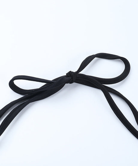 Bewitching Black Off-Shoulder Maxi Dress with Sheer Bell Sleeves - Elegant Fall & Holiday Party Style