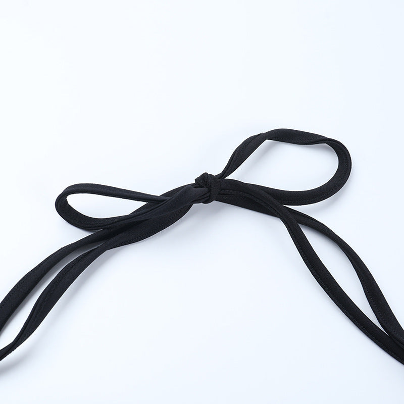 Bewitching Black Off-Shoulder Maxi Dress with Sheer Bell Sleeves - Elegant Fall & Holiday Party Style