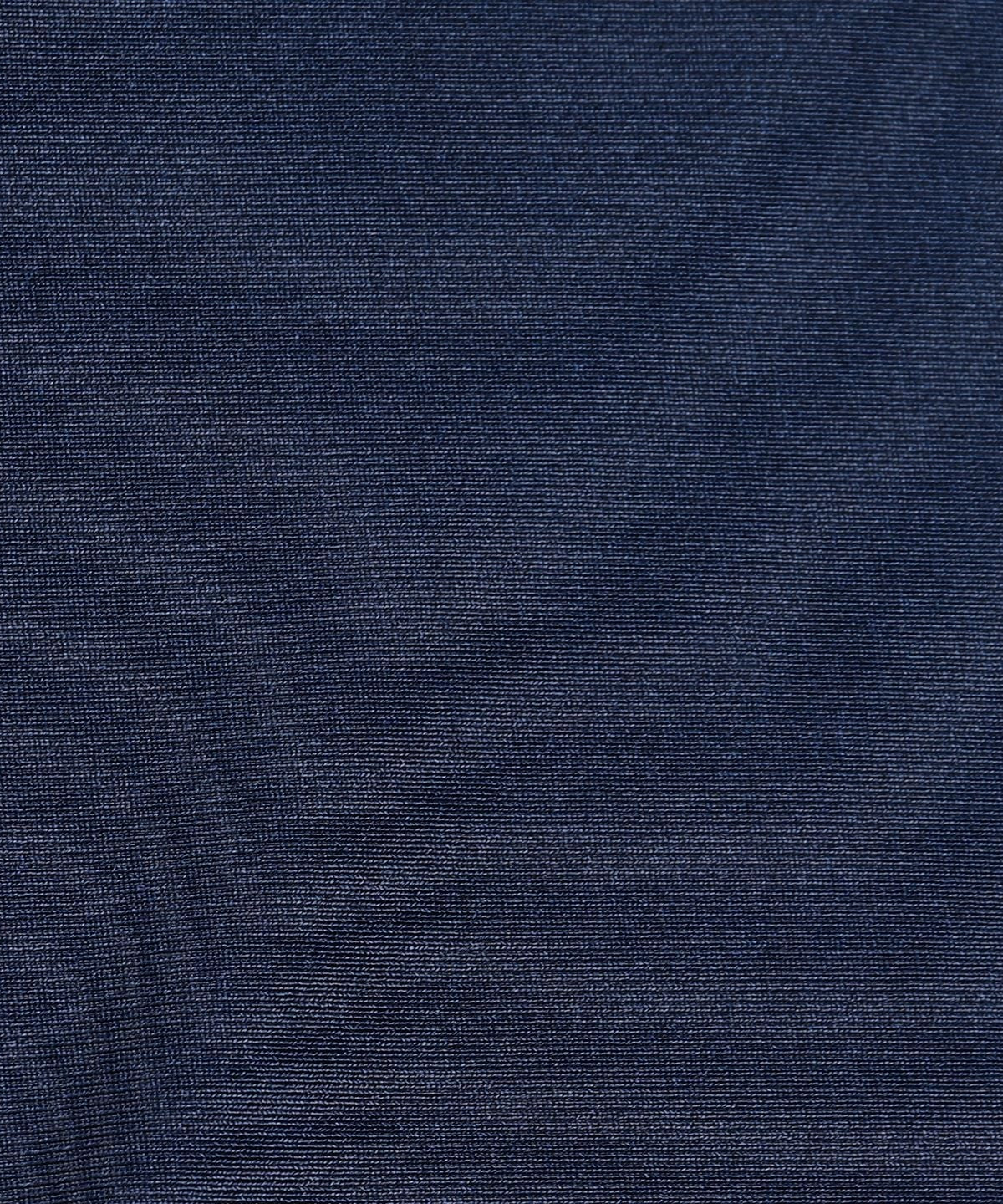 Glamorous Navy Blue Ruched Maxi Dress with Polka Dot Cutout & High Slit | Fall & Holiday Party Ready