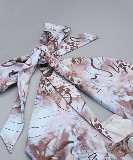 Serpentine Halter Maxi Dress - Abstract Animal Print for Fall & Holiday Glamour