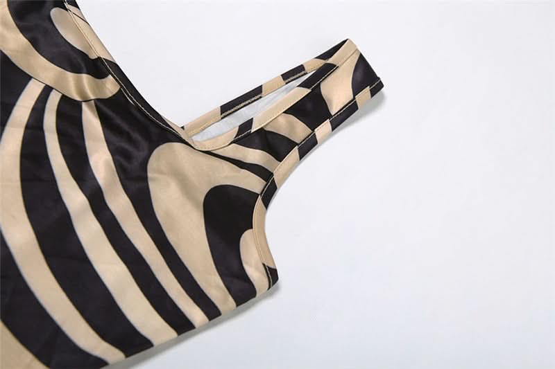 Groovy Swirl Print Square Neck Bodycon Mini Dress | Y2K Fall Party Chic