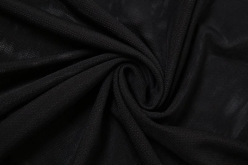 Chic Halter V-Neck Black Sheer Maxi Dress - Your Go-To for Holiday Parties & Evening Glamour