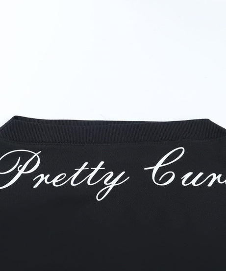 "Pretty Cure" Asymmetrical One-Shoulder Crop Top | Edgy Long Sleeve for Fall Style
