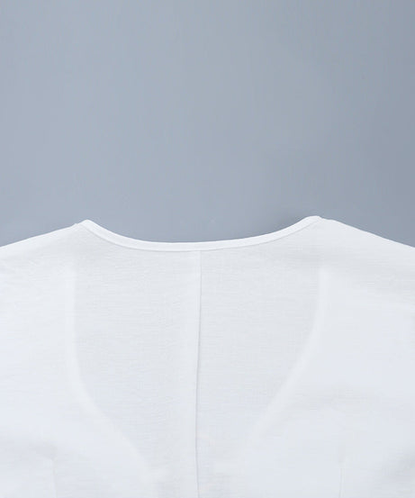 Winter White O-Ring V-Neck Long Sleeve Maxi Dress | Chic Fall & Holiday Essential