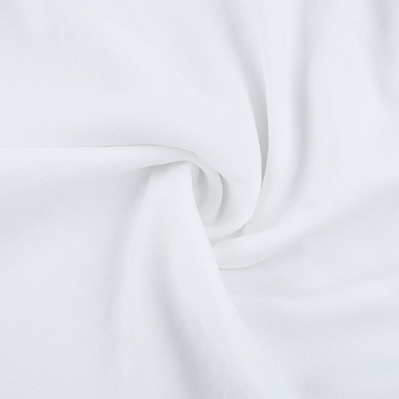 Winter White O-Ring V-Neck Long Sleeve Maxi Dress | Chic Fall & Holiday Essential