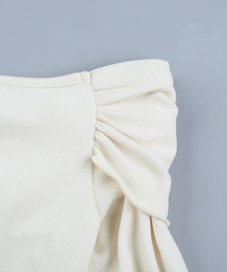 Effortless Chic: Ruched One-Shoulder Long Sleeve Top - Your Fall & Holiday Essential