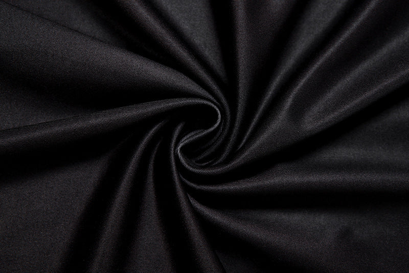 Chic Floral Contrast Mock Neck Mini Dress - Ruched Bodycon for Fall Parties & Nights Out