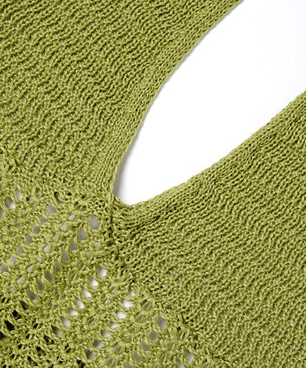 Chic Lime Green Knit Halter Mini Dress - Fall Party & Getaway Essential