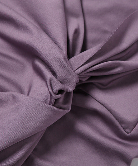 Elevated Fall Glamour: Two-Piece Ruched Slit Maxi Skirt & Cutout Bolero Set