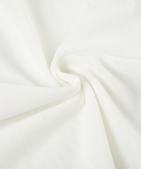 Ethereal Ruffle Flare Pants - Dreamy White Wide-Leg Trousers for Elevated Style