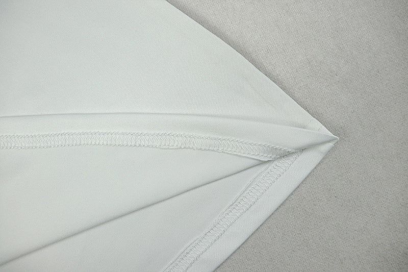 Head-Turning White Halter Cut-Out Ruched Mini Dress | Fall & Holiday Party Ready