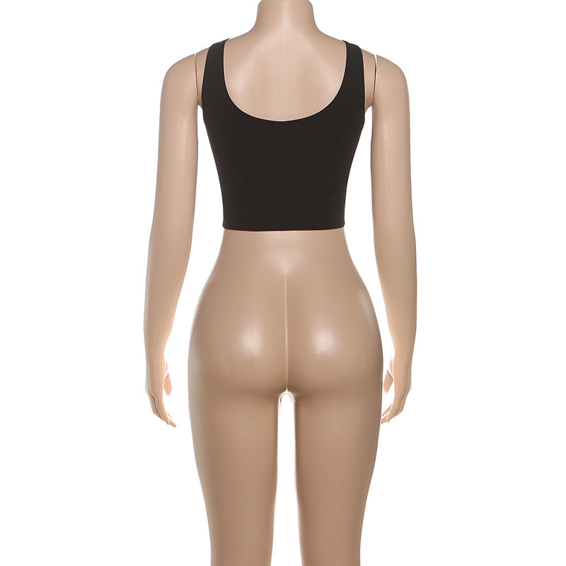 Fierce Red Faux Leather Lace-Up Corset Top - Fall Party & Halloween Statement