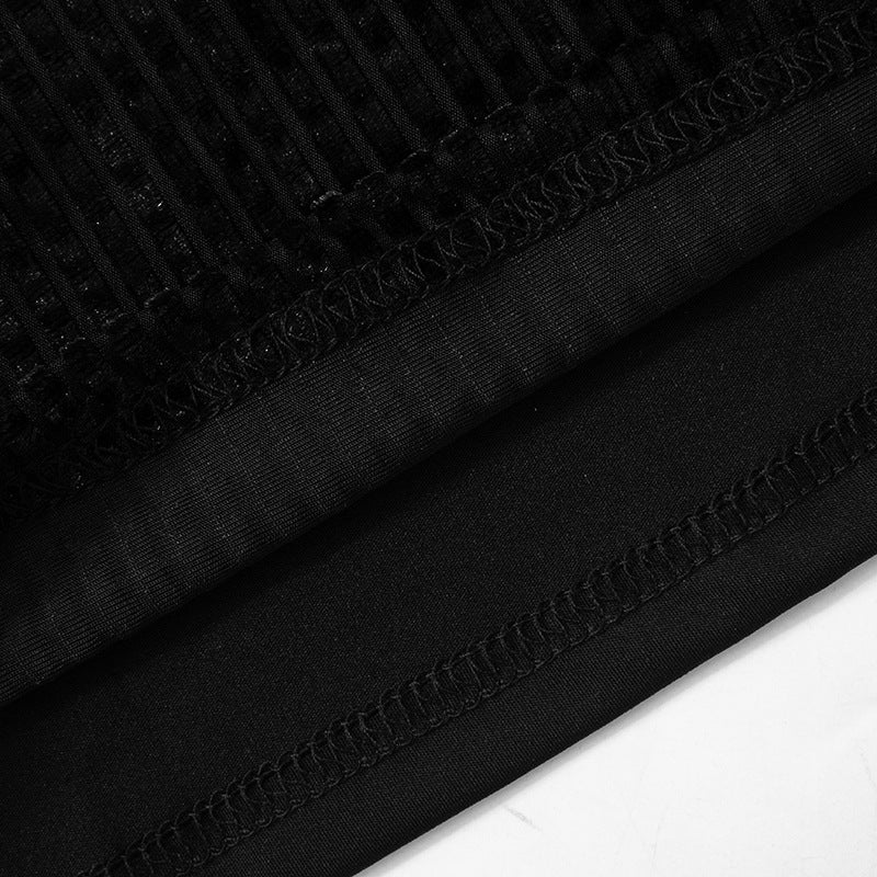 Chic Fall Nights: Adjustable Stretch Corduroy Backless Cami Top