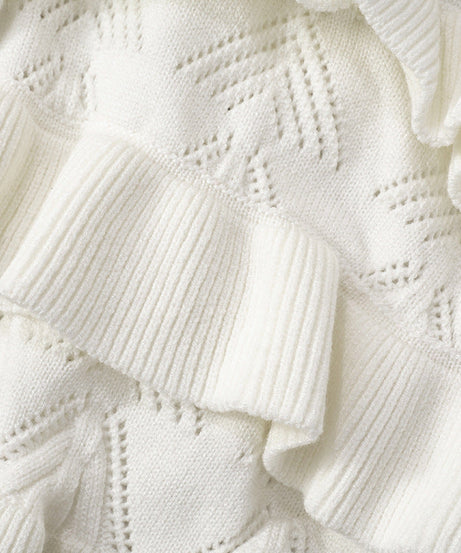 Coastal Chic Ruffle Knit Shorts for Women - Your Perfect Fall Getaway & Resort Essential