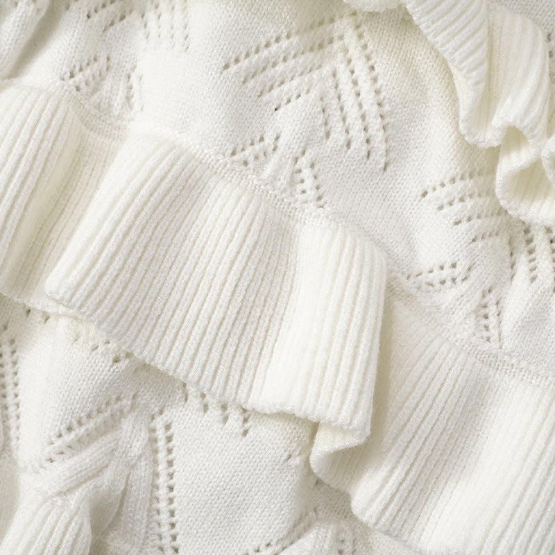 Coastal Chic Ruffle Knit Shorts for Women - Your Perfect Fall Getaway & Resort Essential