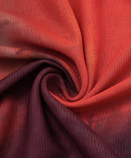 Ignite Y2K Vibes: Red & Black Leopard Mesh Flare Pants - Sheer Statement for Fall Parties & Halloween