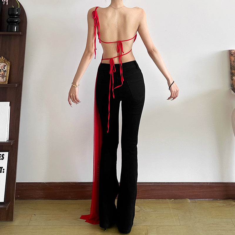 The Iconic Red Draped Asymmetric Statement Top – Your Fall & Holiday Event Must-Have
