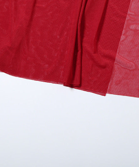 The Iconic Red Draped Asymmetric Statement Top – Your Fall & Holiday Event Must-Have