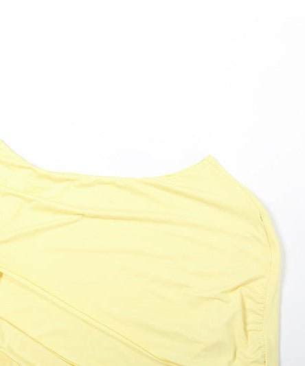 Glamorous Feather Cuff Ruched Mini Dress with Dramatic Train - Perfect for Fall & Holiday Parties