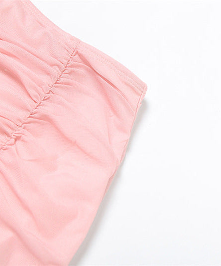 Pink Ruched High-Slit Mesh Maxi Skirt – Chic & Ready for Fall Parties & Getaways