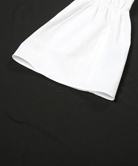 Enchanting Fall Renaissance Off-Shoulder Corset Mini Dress - Bell Sleeve Peasant Style for Halloween