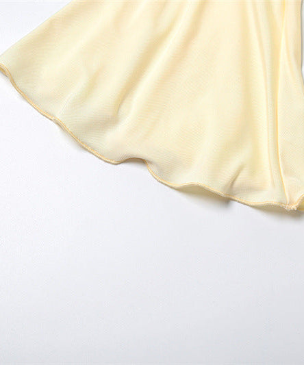 Flattering Ruched V-Neck Mini Dress with Bell Sleeves - Your Fall & Holiday Go-To