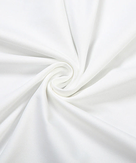 Sleek White Long Sleeve Backless Maxi Dress - Fall & Winter's Essential Chic Statement