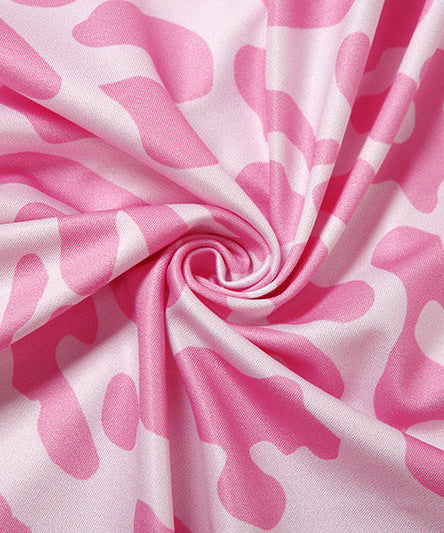 Unleash Your Inner Y2K: Pink Leopard 'Body' Graphic Hoodie & Leggings Set for Fierce Fall Style